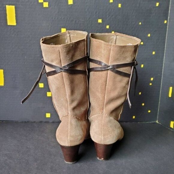 💍Easy Spirit Tan Suede Booties Esingrida - Picture 4 of 8